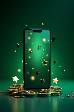 Smartphone con app Zoccer casino